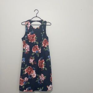 RW&co fit and flare floral dress